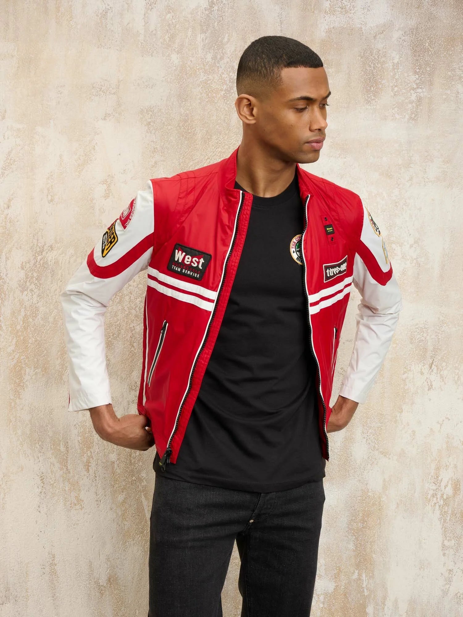 BLAUER Giubbino Uomo - modello 25SBLUC01119 Rosso