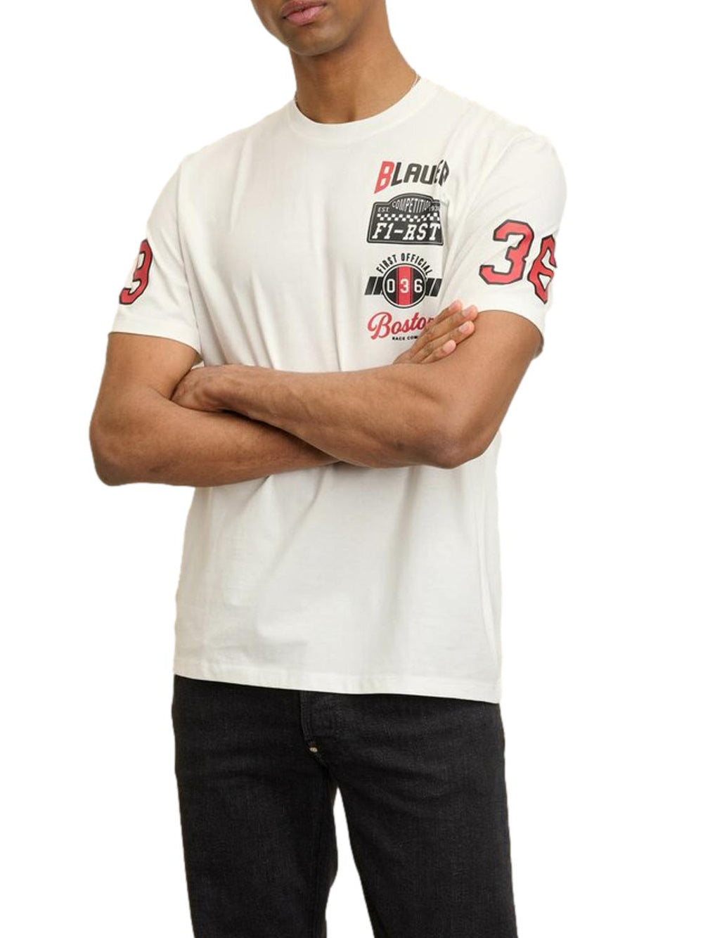 BLAUER T-shirt Uomo - modello 25SBLUH02150 Bianco