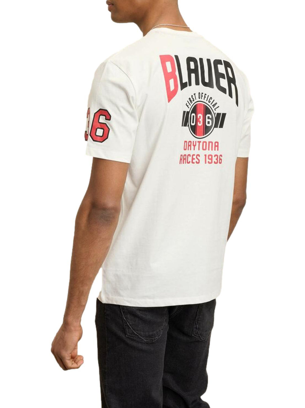 BLAUER T-shirt Uomo - modello 25SBLUH02150 Bianco