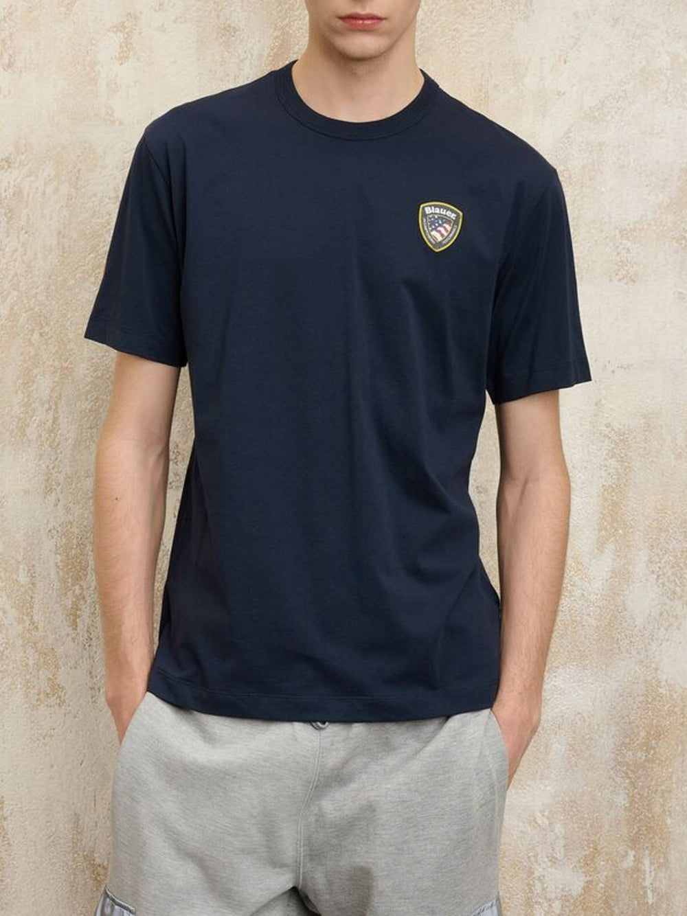 BLAUER T-shirt Uomo - modello 25SBLUH02194 Blu