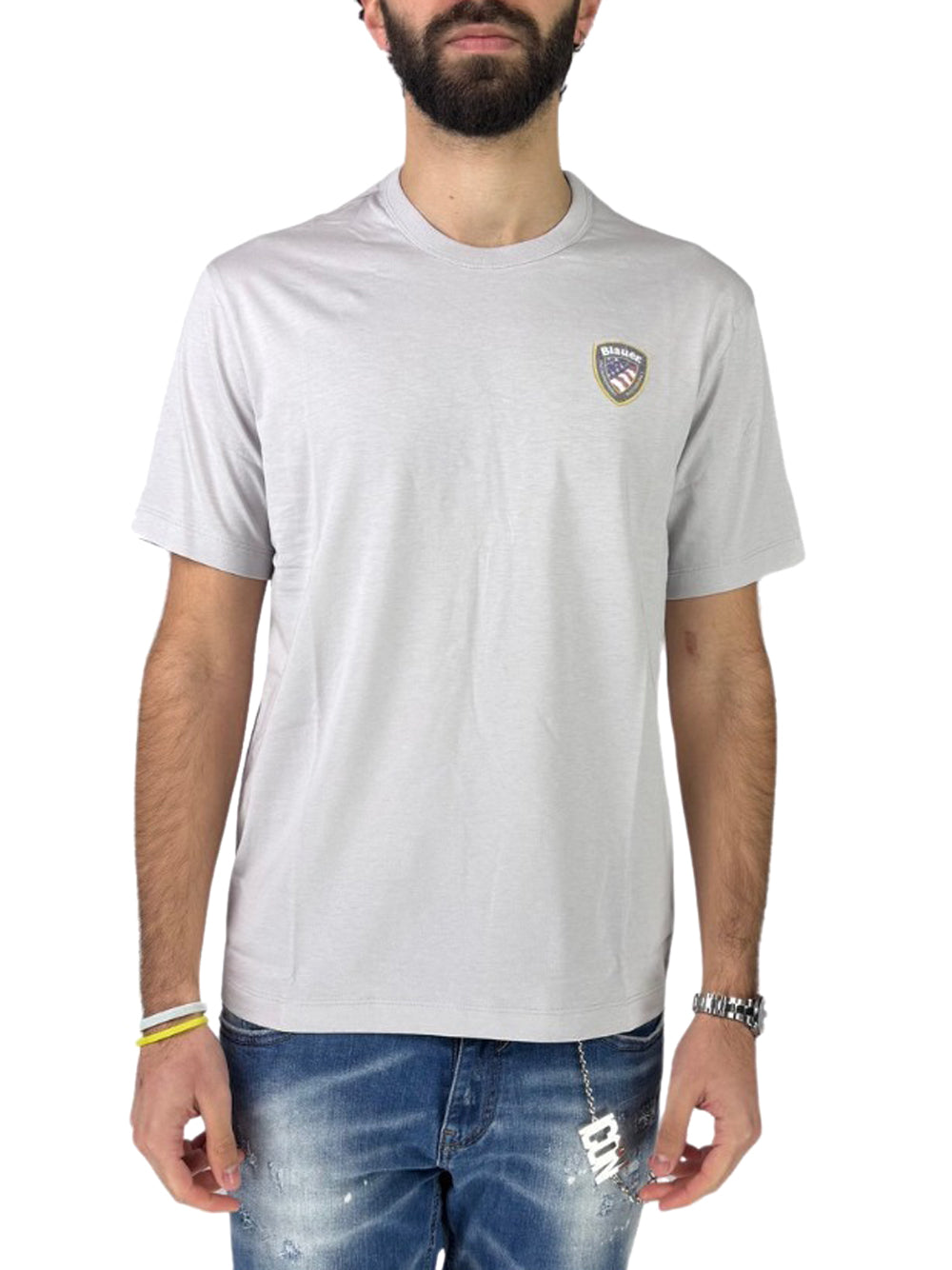 BLAUER T-shirt Uomo - modello 25SBLUH02194 Grigio