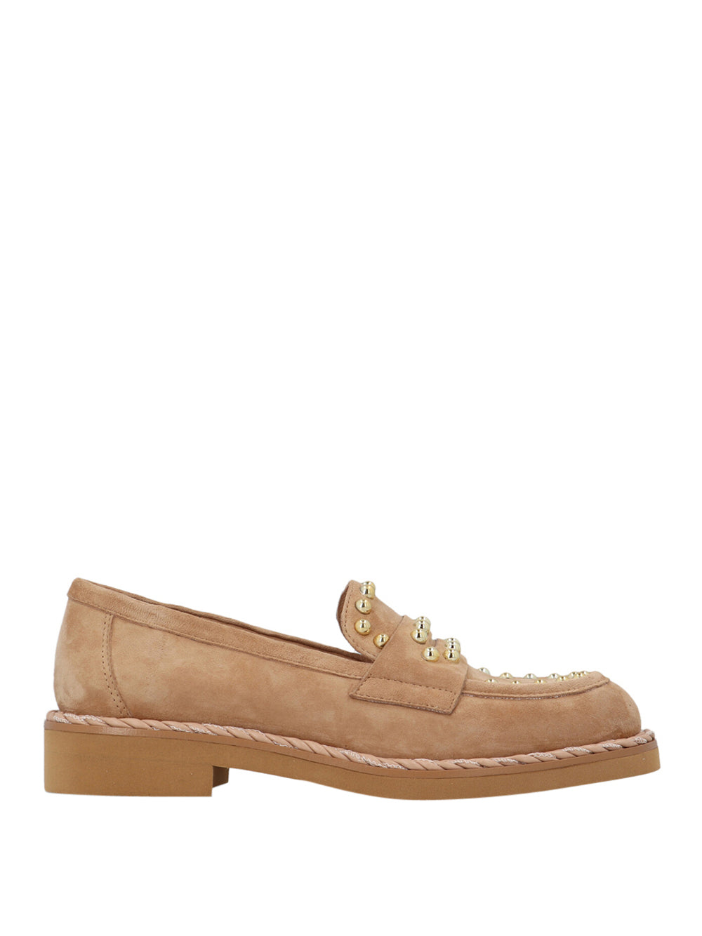 BRUNO PREMI Mocassini con borchie Donna - Camel modello 1402 Giallo