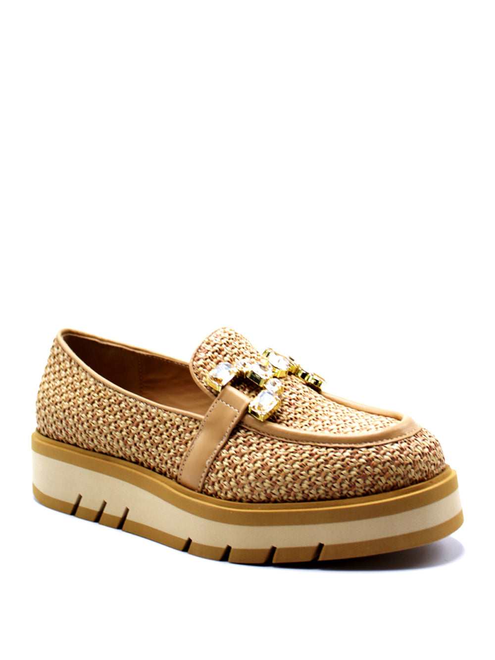 BRUNO PREMI Mocassini platform Donna - modello 1603 Beige