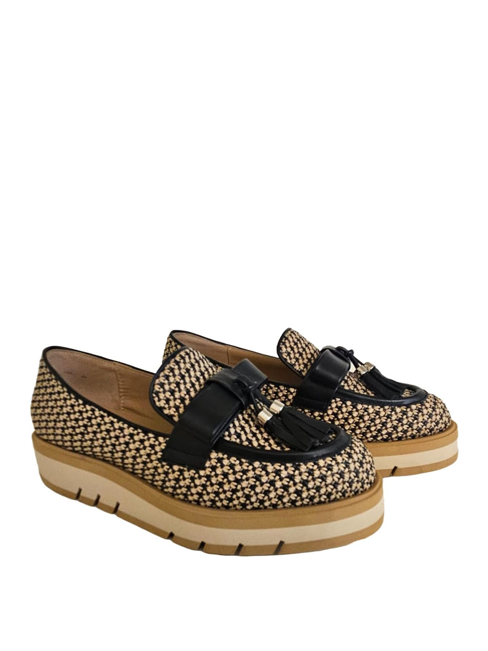 BRUNO PREMI Mocassini platform Donna - modello 1604 Nero