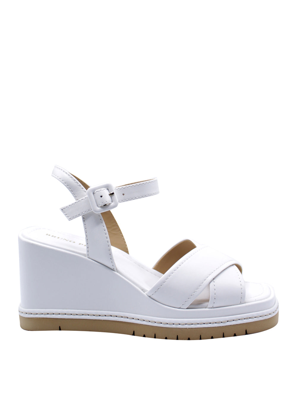 BRUNO PREMI Sandali con zeppa Donna - modello 5302 Bianco