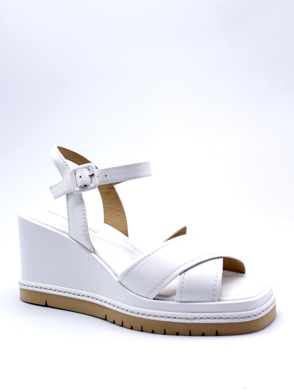 BRUNO PREMI Sandali con zeppa Donna - modello 5302 Bianco