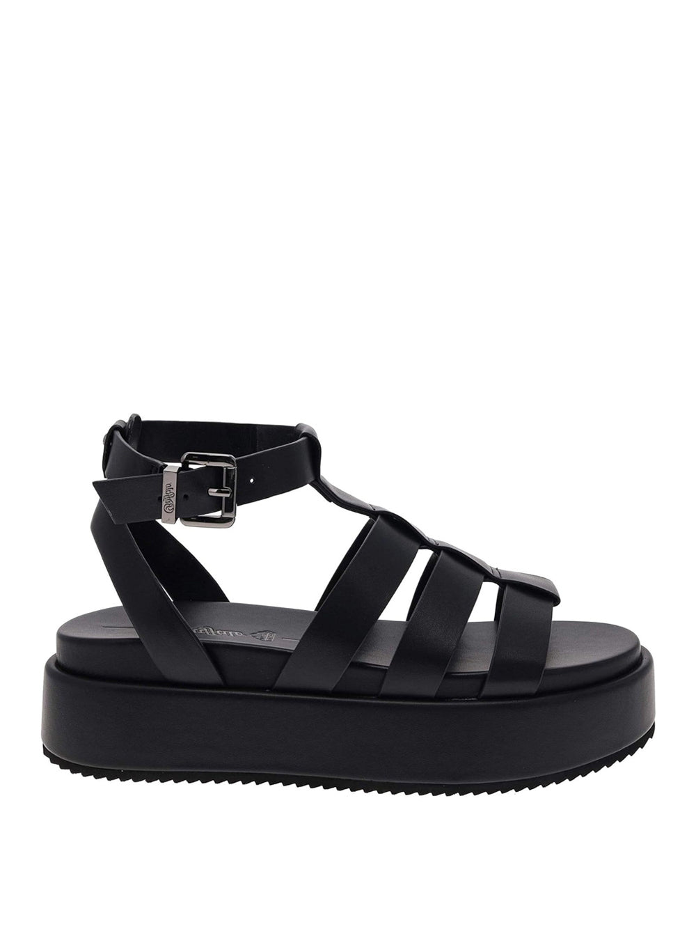 BUFFALO Sandali platform Donna - modello 1602209 Nero