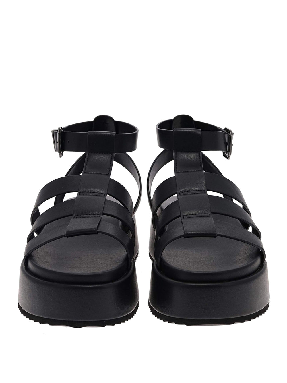 BUFFALO Sandali platform Donna - modello 1602209 Nero