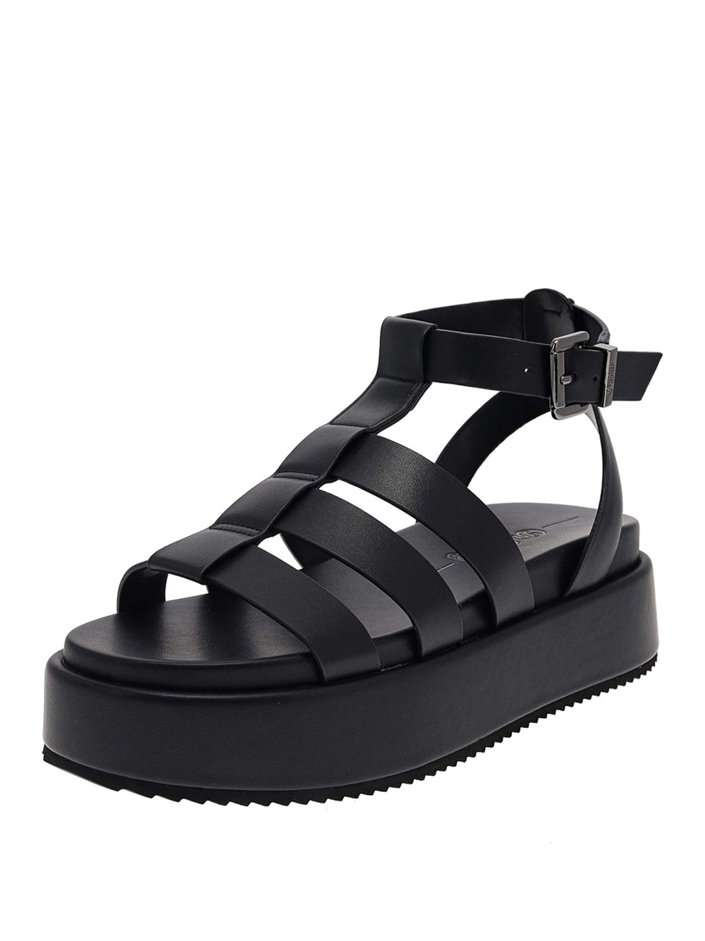 BUFFALO Sandali platform Donna - modello 1602209 Nero
