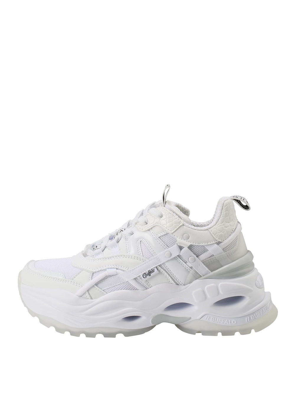 BUFFALO Sneakers platform Donna - modello 1630350 Bianco
