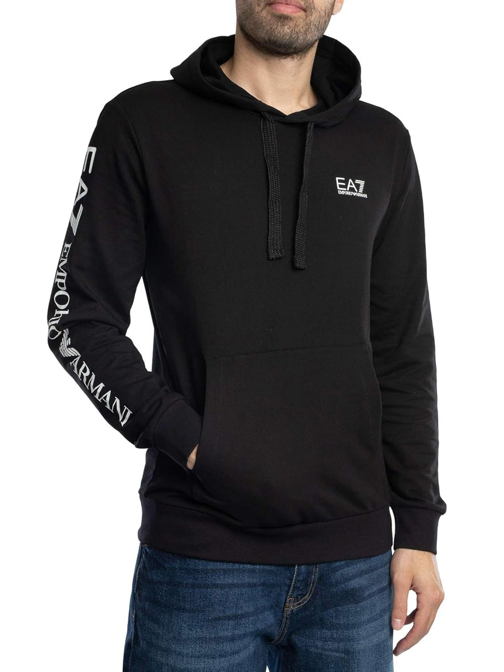 EA7 Felpa Uomo - modello 7M000569AF13512 Nero