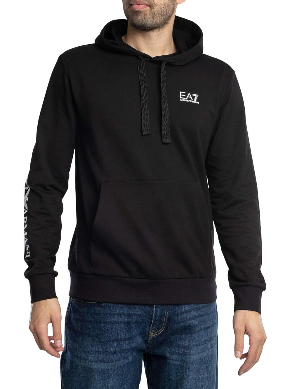 EA7 Felpa Uomo - modello 7M000569AF13512 Nero