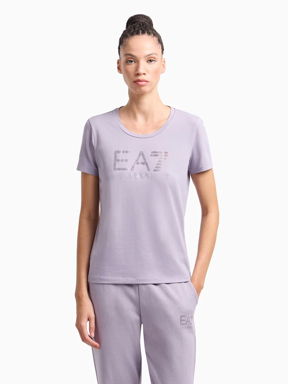 EA7 T-shirt Donna - Lilla modello 7W000094AF10373 Viola