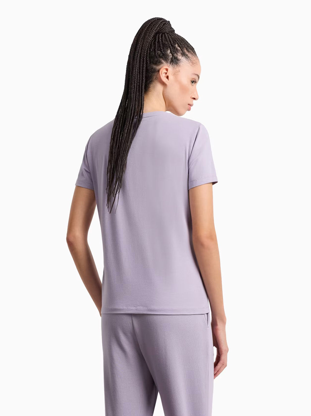 EA7 T-shirt Donna - Lilla modello 7W000094AF10373 Viola