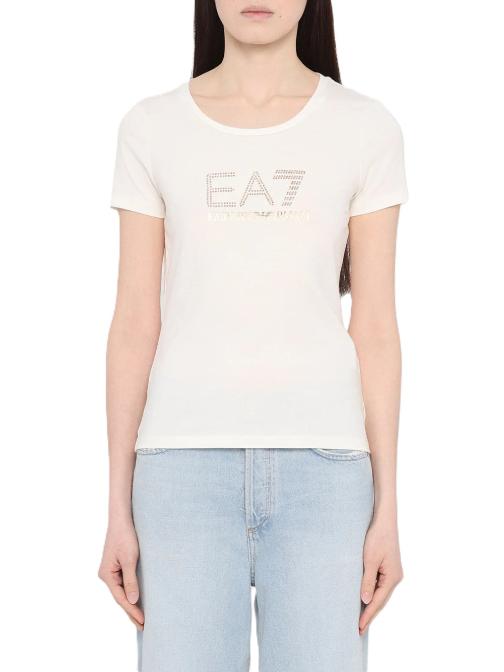 EA7 T-shirt Donna - modello 8NTT65TJDQZ Bianco