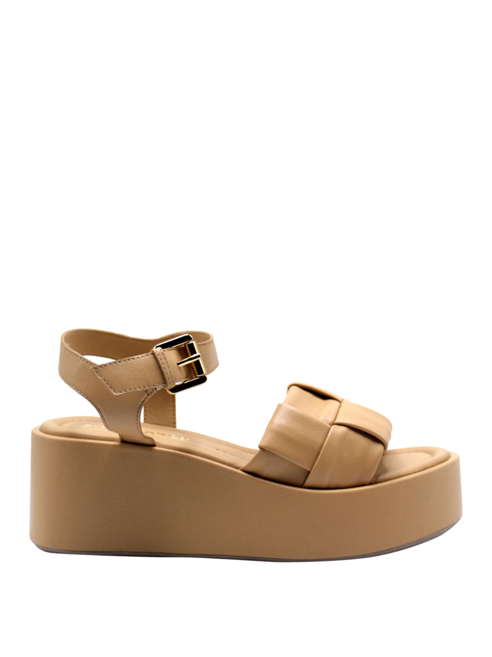 ELVIO ZANON Sandali con zeppa Donna - modello EB0904 Beige