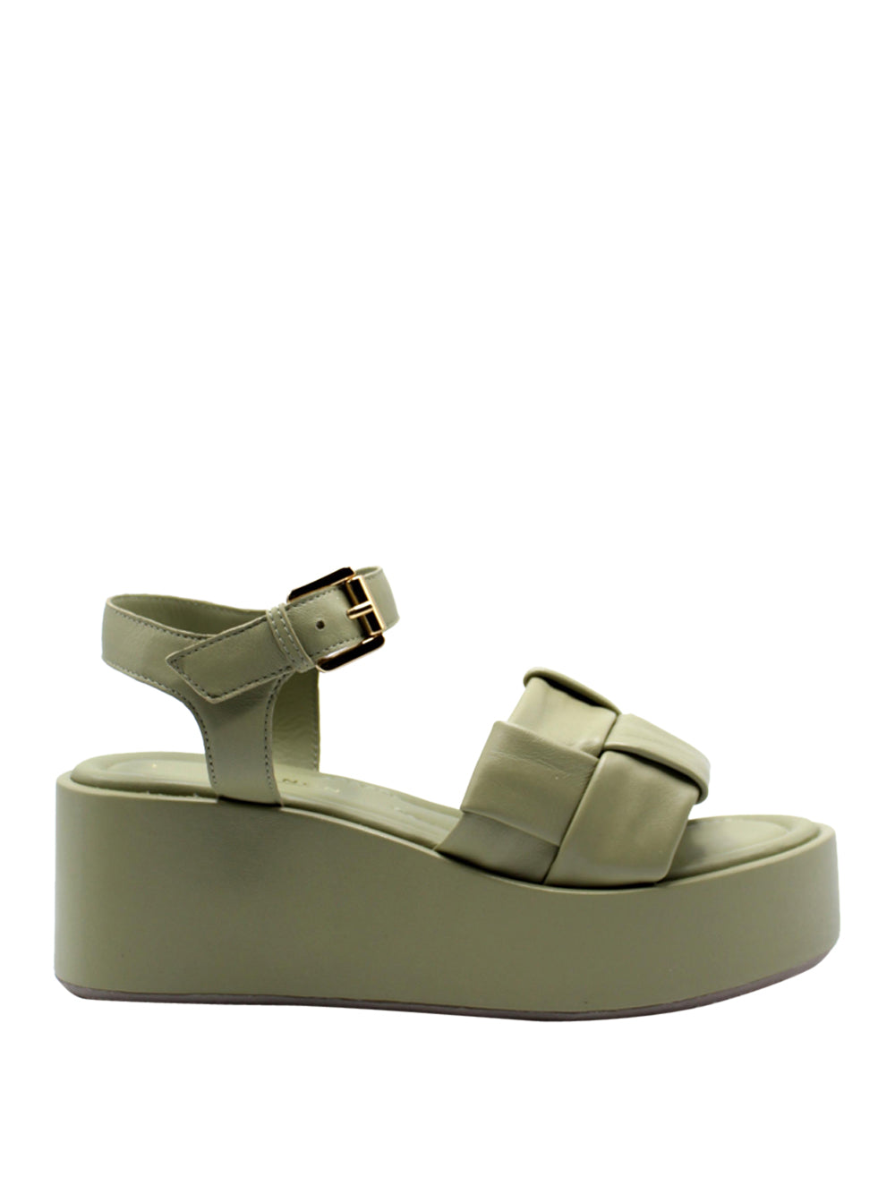 ELVIO ZANON Sandali con zeppa Donna - modello EB0904 Verde