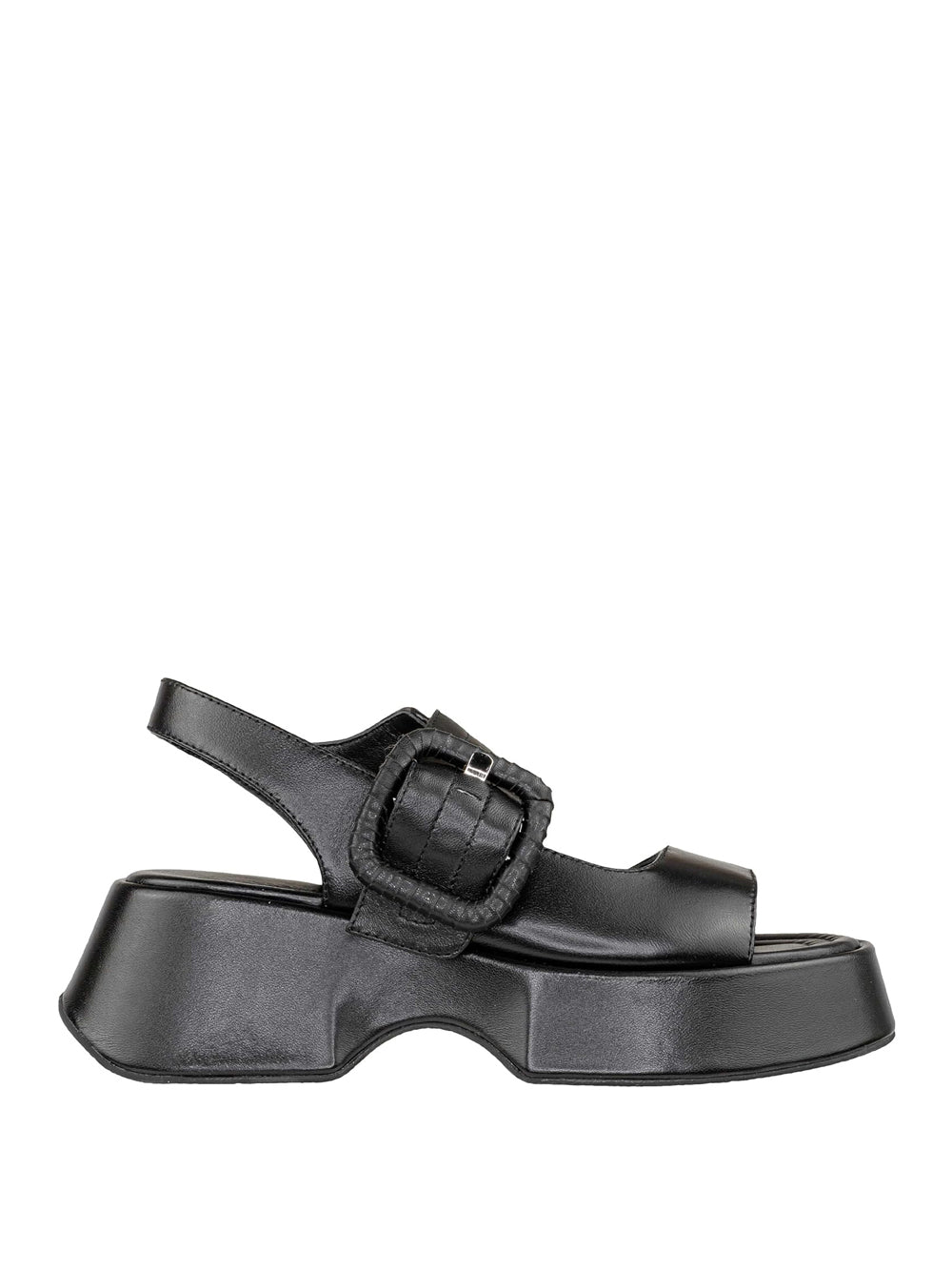 ELVIO ZANON Sandali platform Donna - modello EB1206 Nero
