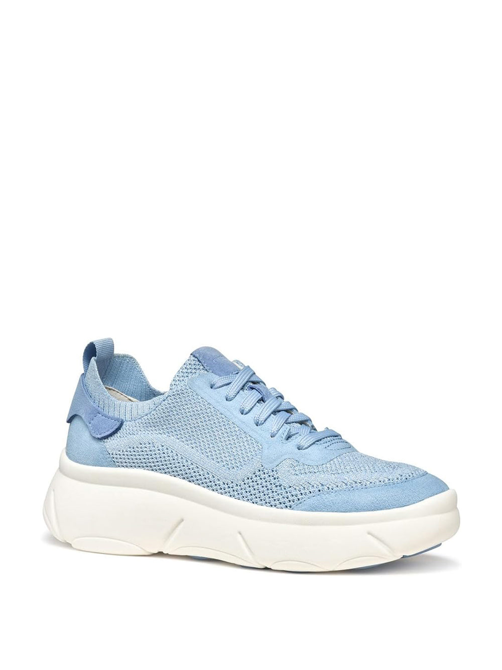 GEOX Sneakers platform Donna - modello D55NHA09T22 Blu