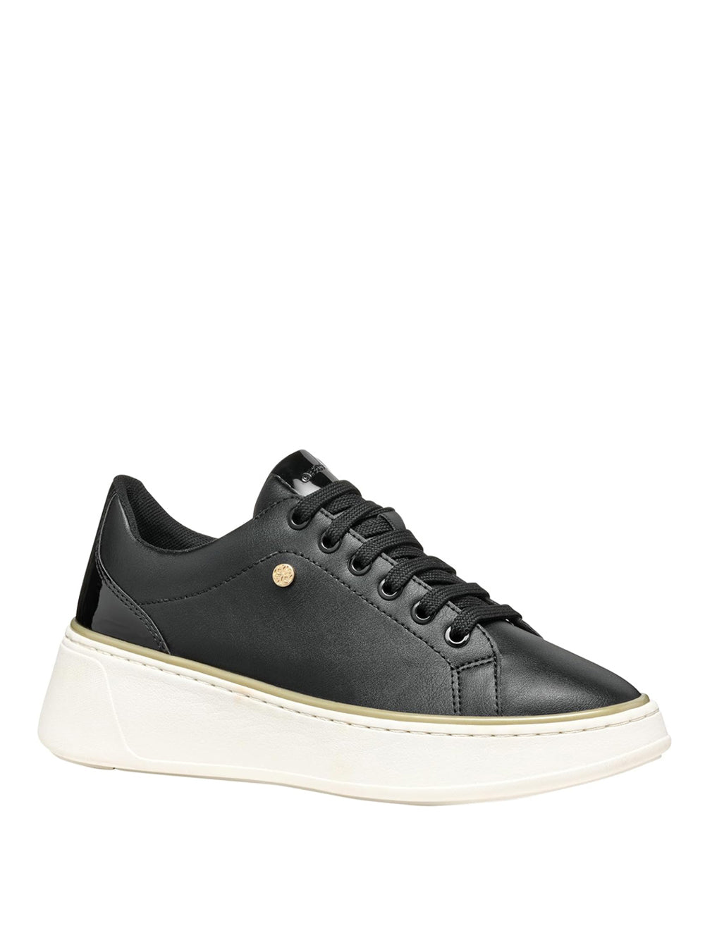 GEOX Sneakers platform Donna - modello D55YHA5402 Nero