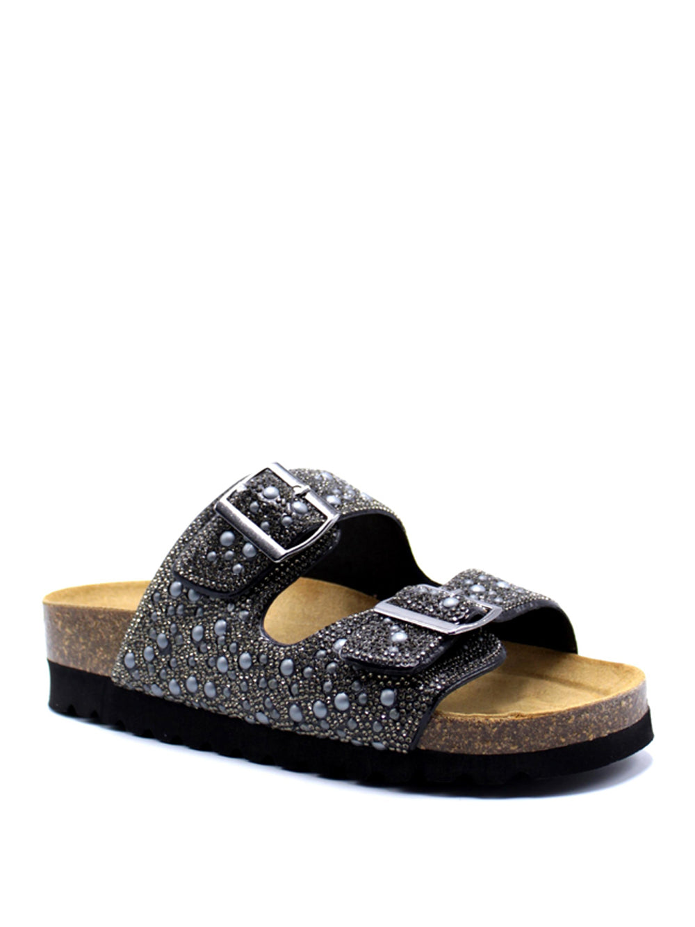 GRUNLAND Sandali con borchie Donna - modello CB0758 Nero