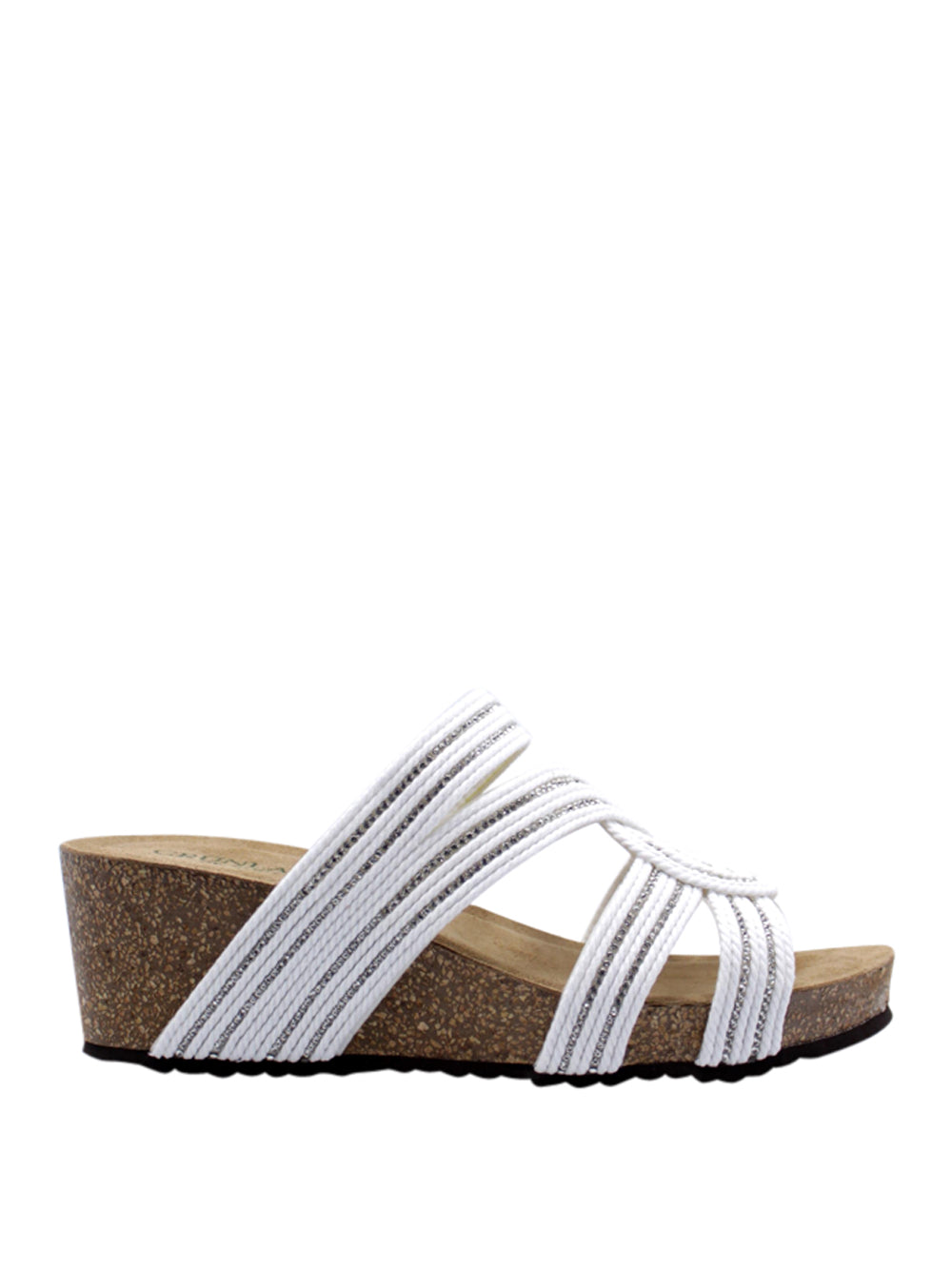 GRUNLAND Sandali con zeppa Donna - modello CB0819 Bianco