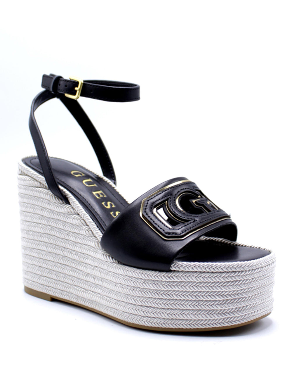 GUESS Sandali con zeppa Donna - modello FLJTANLEA04 Nero
