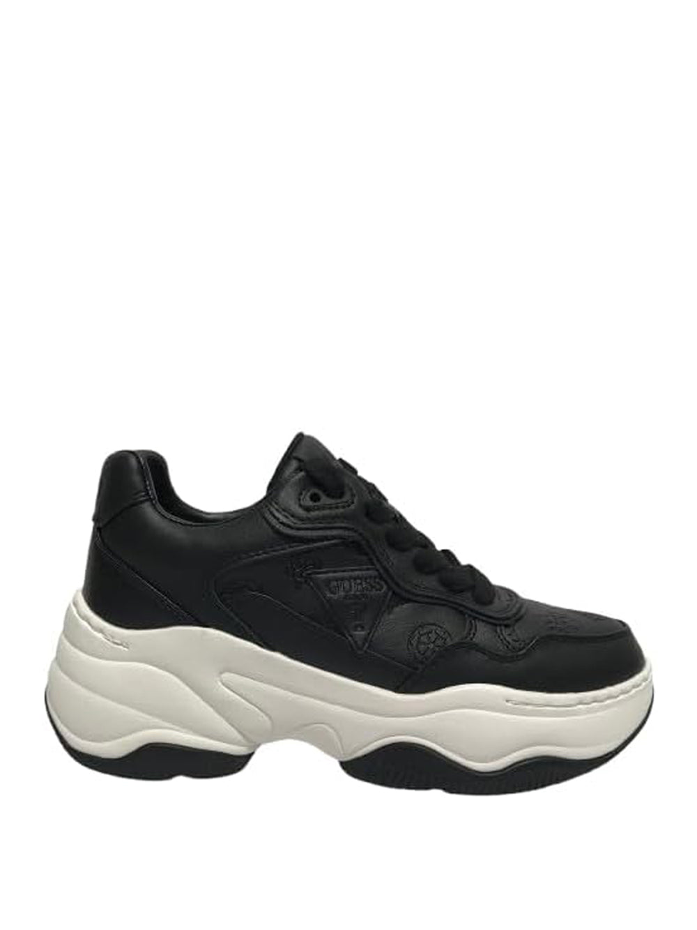 GUESS Sneakers platform Donna - modello FLPHAPFAL12 Nero