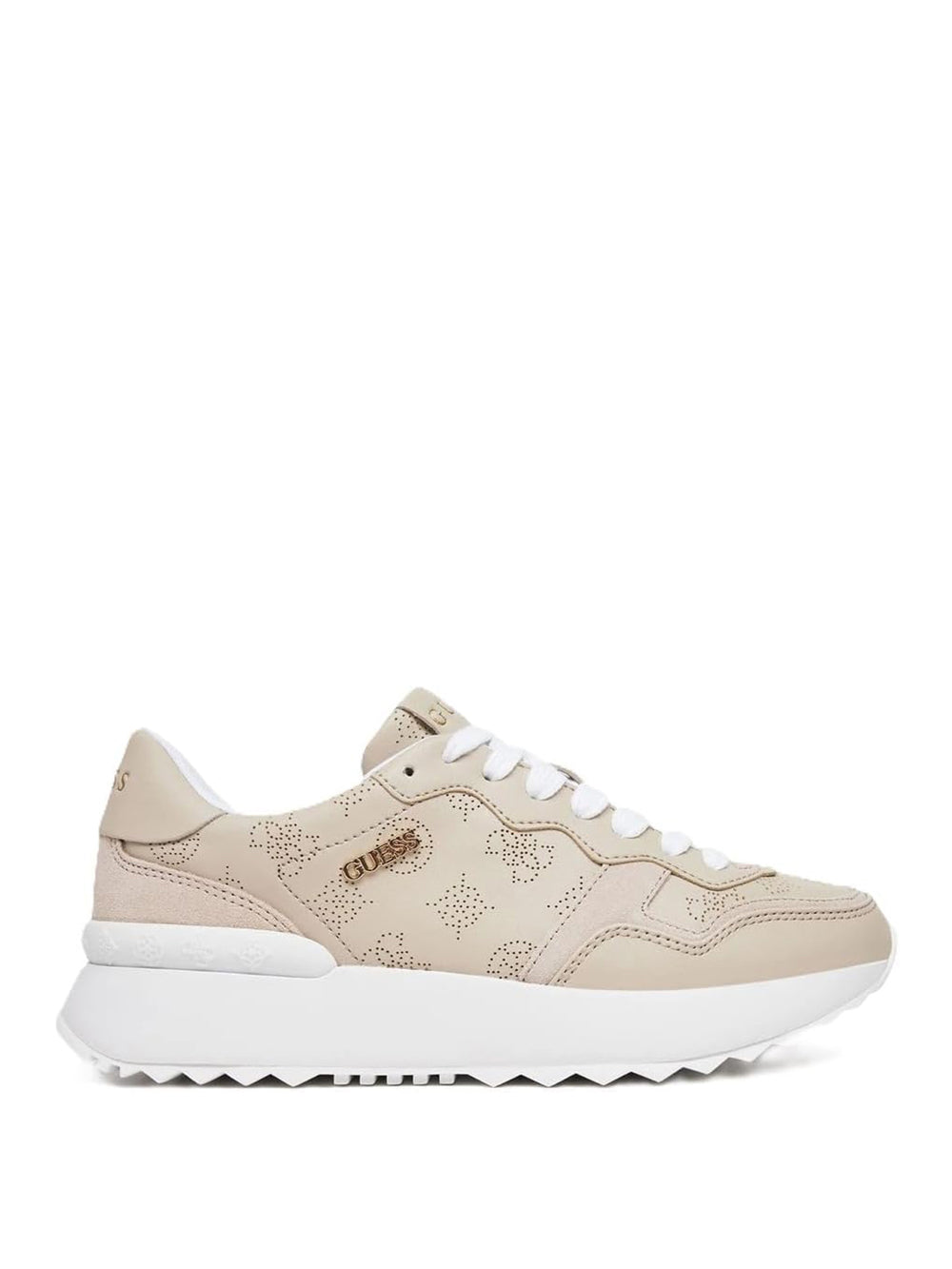 GUESS Sneakers logato Donna - modello FLPVI3ELE12 Beige