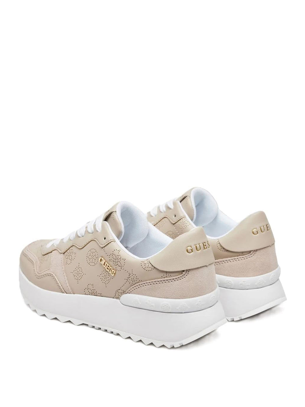 GUESS Sneakers logato Donna - modello FLPVI3ELE12 Beige