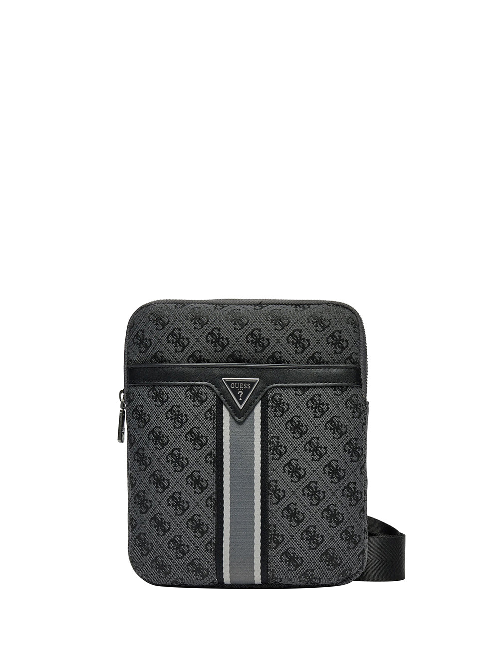 GUESS Borsa a Tracolla logato Uomo - Coal/Black modello HMMISTP5123 Nero