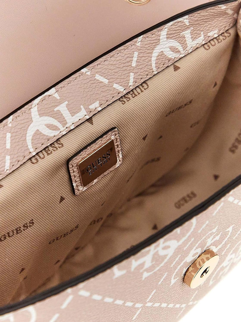 GUESS Borsa a Tracolla logato Donna - modello HWOQ8654190 Beige