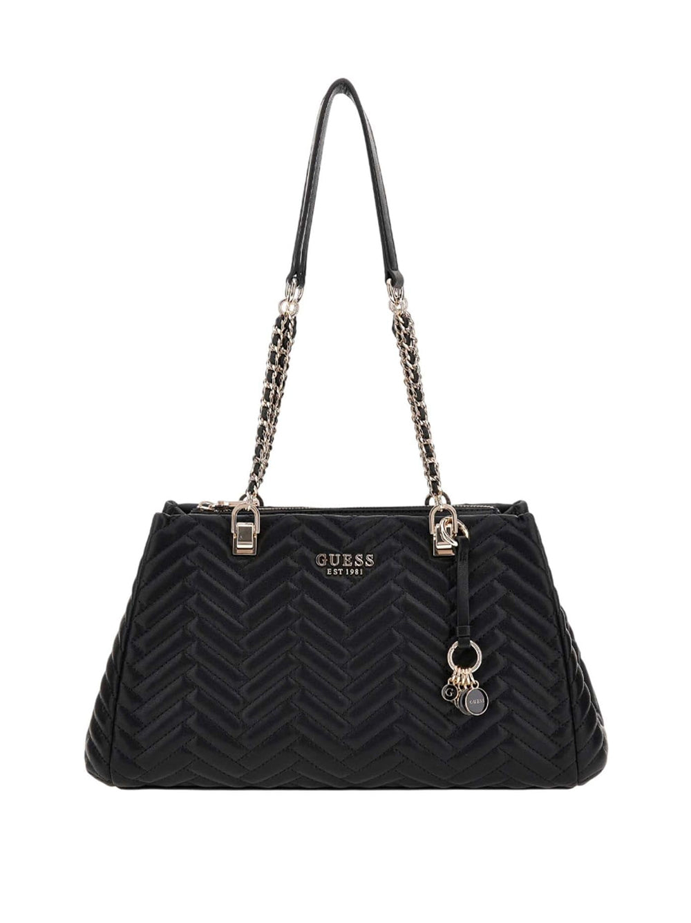 GUESS Borsa a Spalla Trapuntata Donna - modello HWQG9508090 Nero