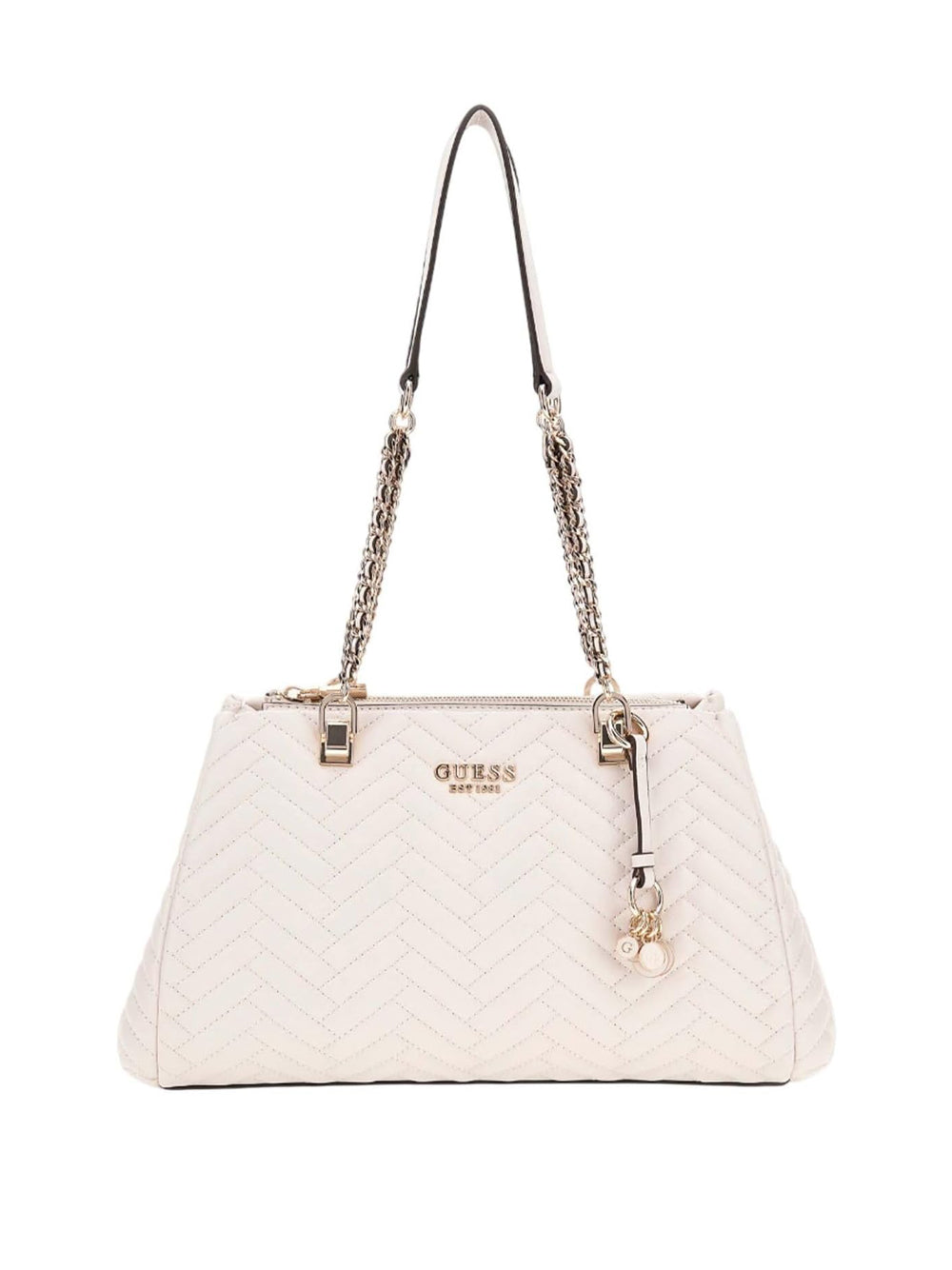 GUESS Borsa a Spalla Trapuntata Donna - modello HWQG9508090 Bianco