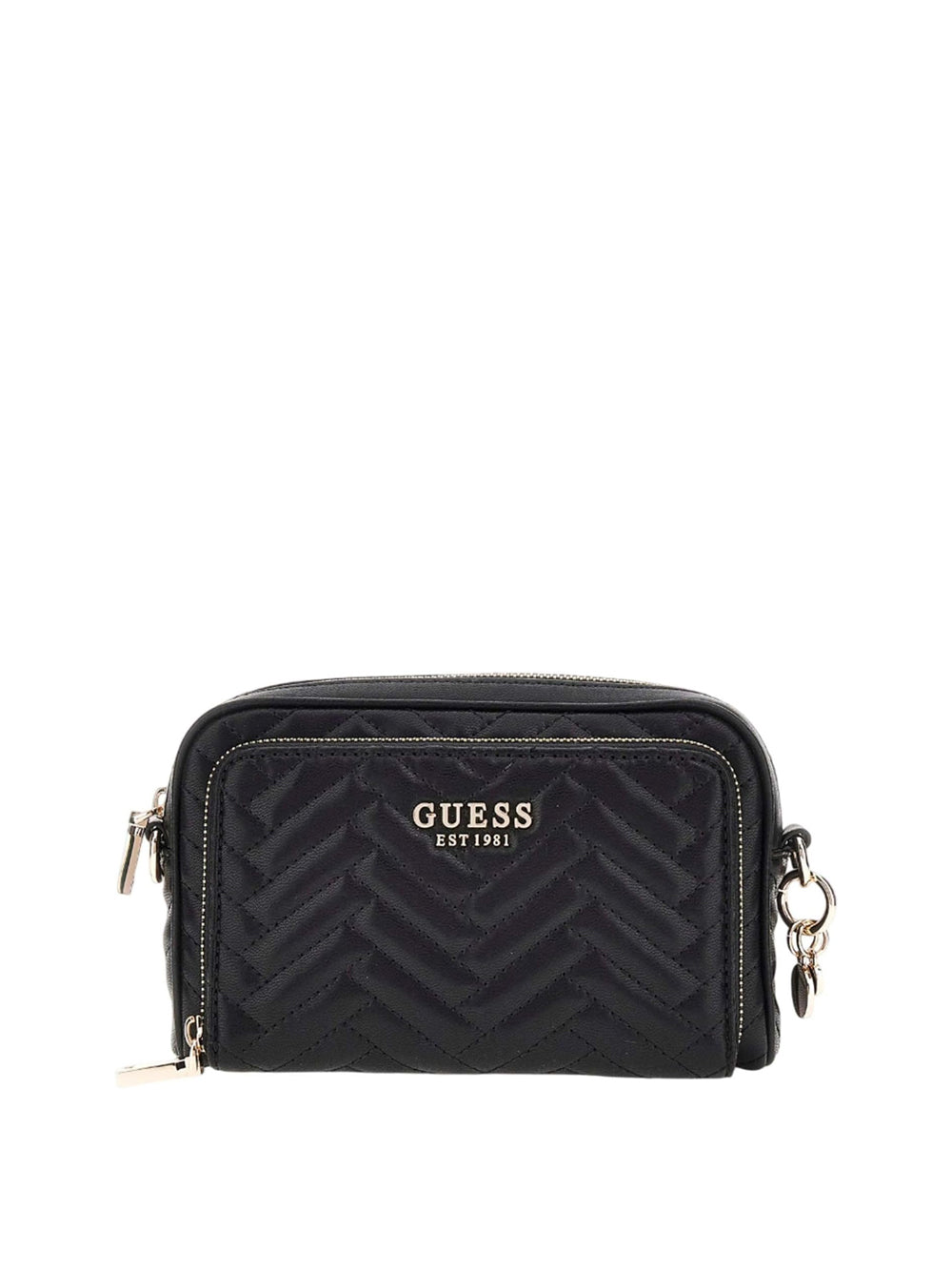GUESS Borsa a Tracolla Trapuntata Donna - modello HWQG9508140 Nero