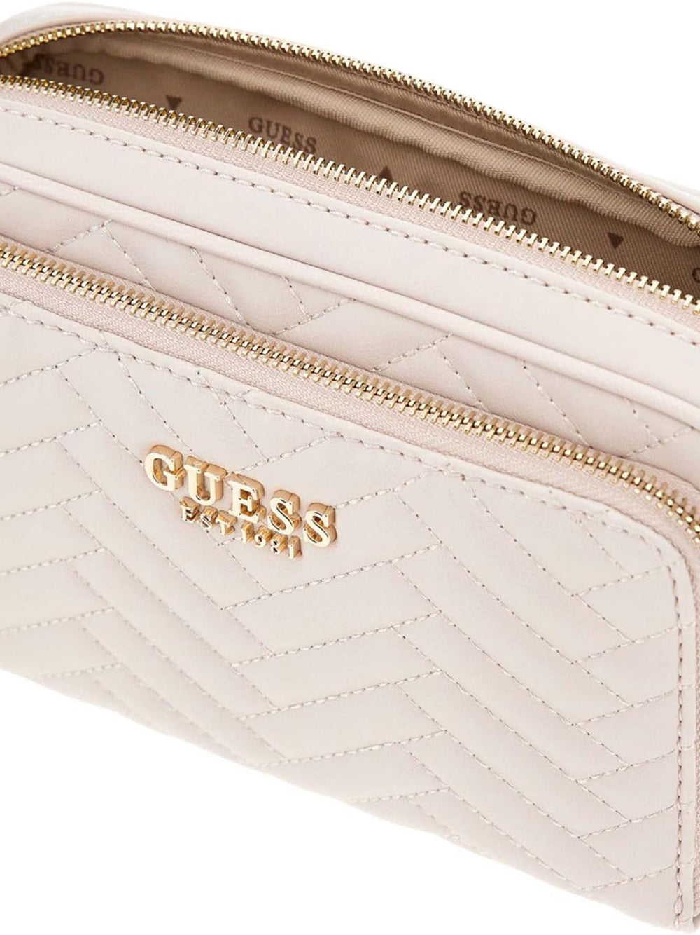 GUESS Borsa a Tracolla Trapuntata Donna - modello HWQG9508140 Bianco