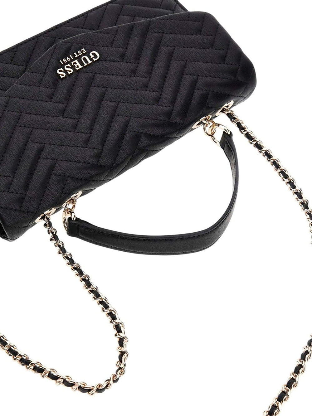 GUESS Borsa a Tracolla Trapuntata Donna - modello HWQG9508210 Nero