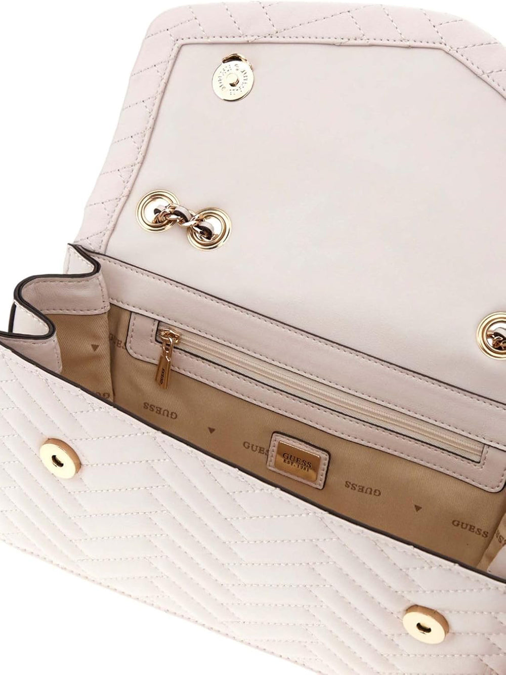 GUESS Borsa a Tracolla Trapuntata Donna - modello HWQG9508210 Rosa