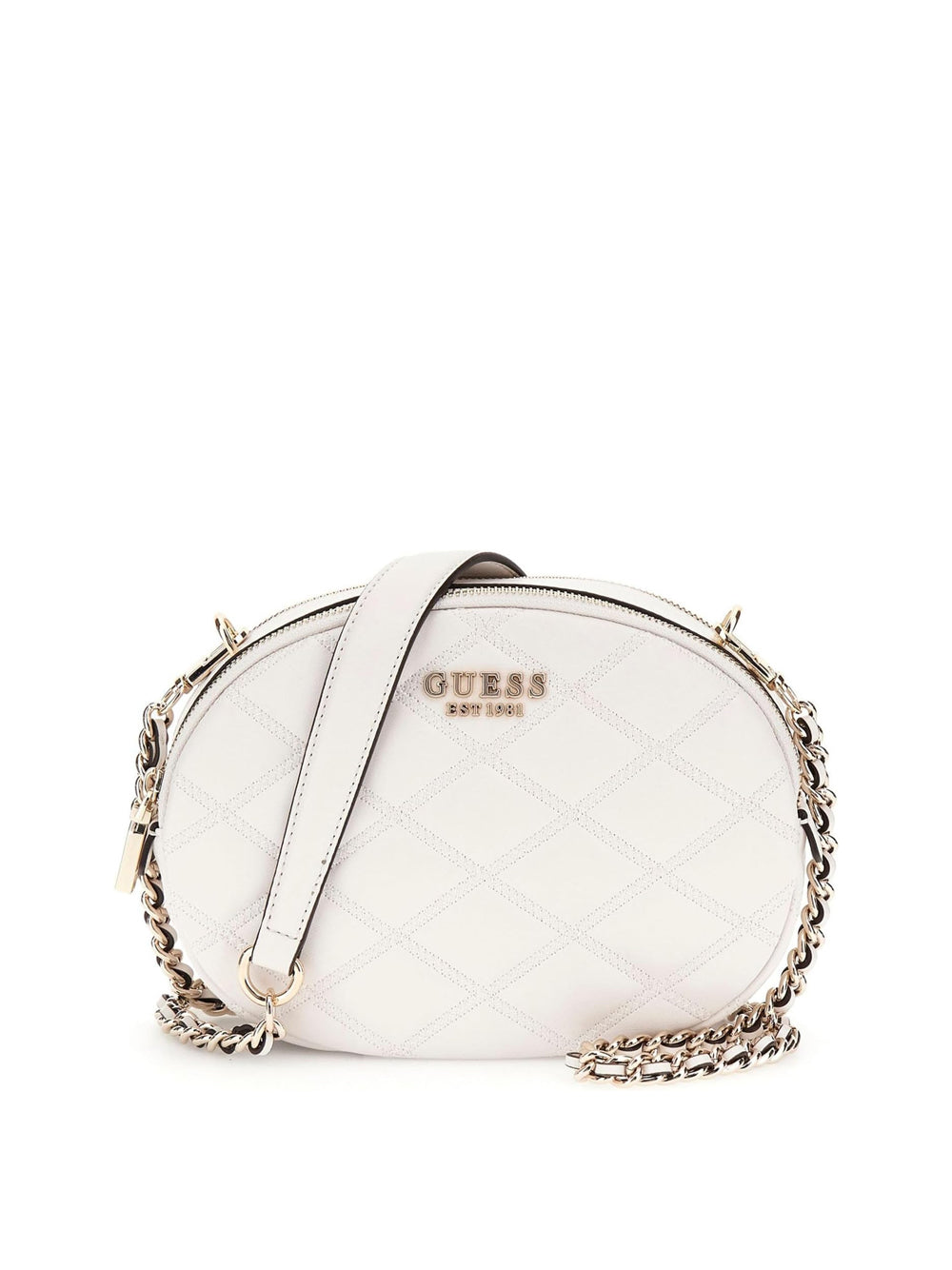 GUESS Borsa a Tracolla Trapuntata Donna - modello HWQG9632120 Bianco