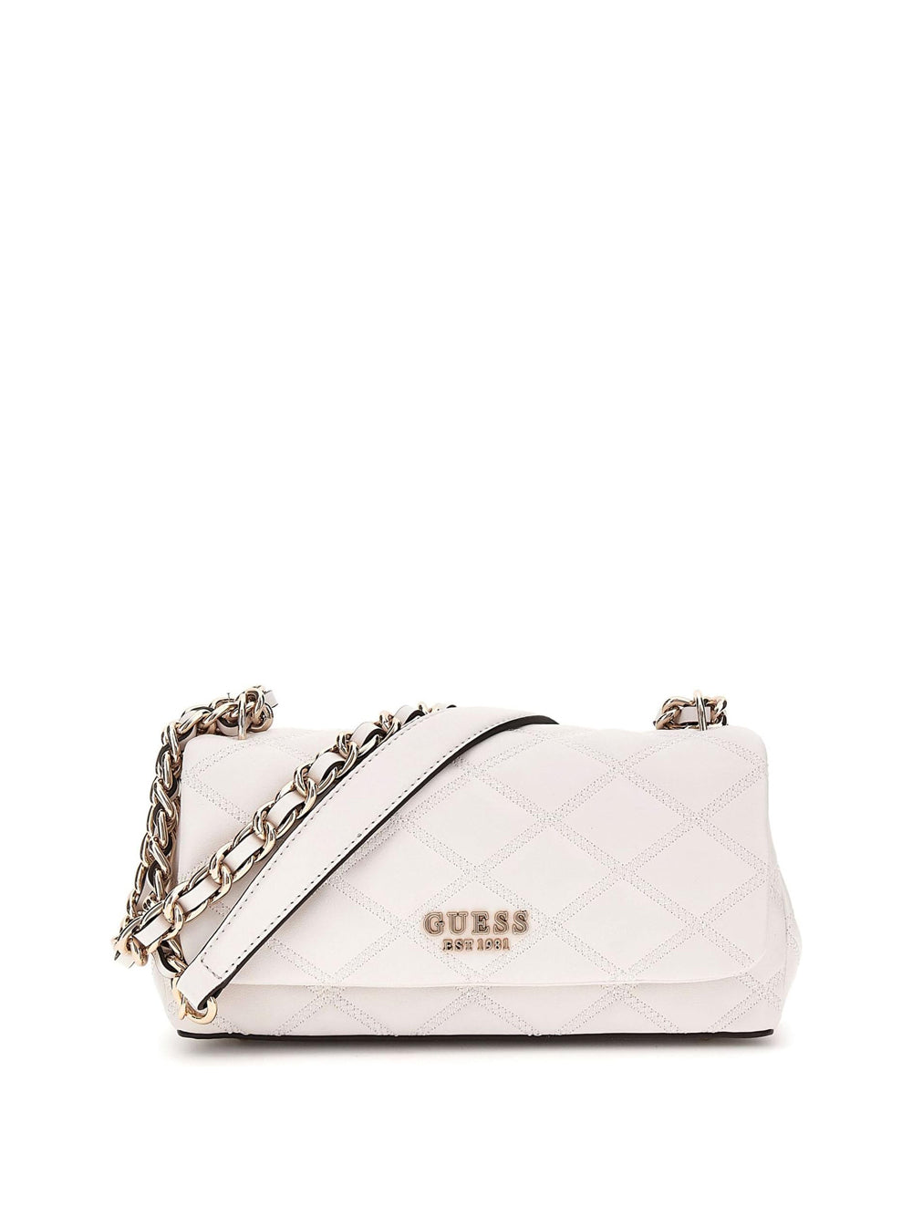 GUESS Borsa a Spalla Trapuntata Donna - modello HWQG9632210 Bianco