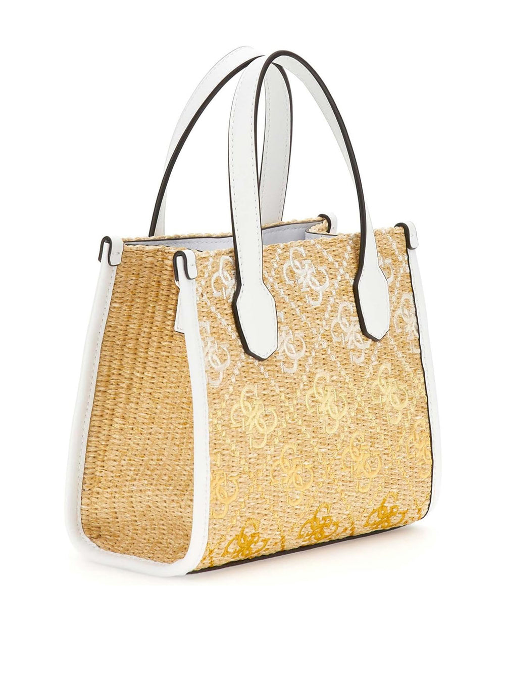 GUESS Borsa a Mano logato Donna - Cornsilk Logo modello HWSW8665770 Beige