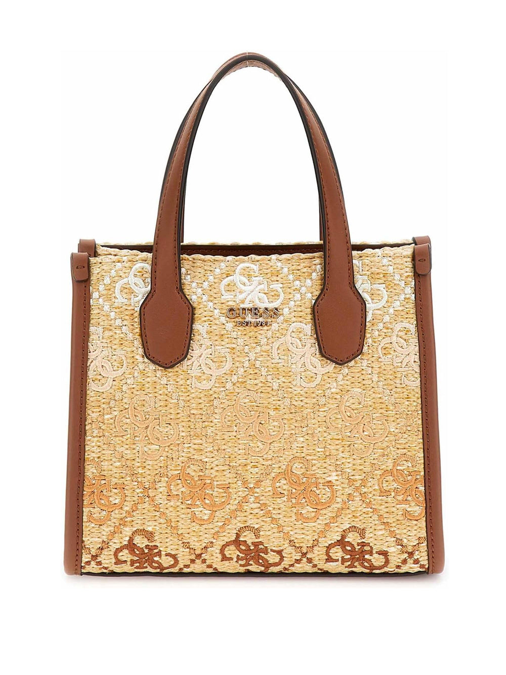 GUESS Borsa a Mano logato Donna - Cuoio modello HWSW8665770 Marrone