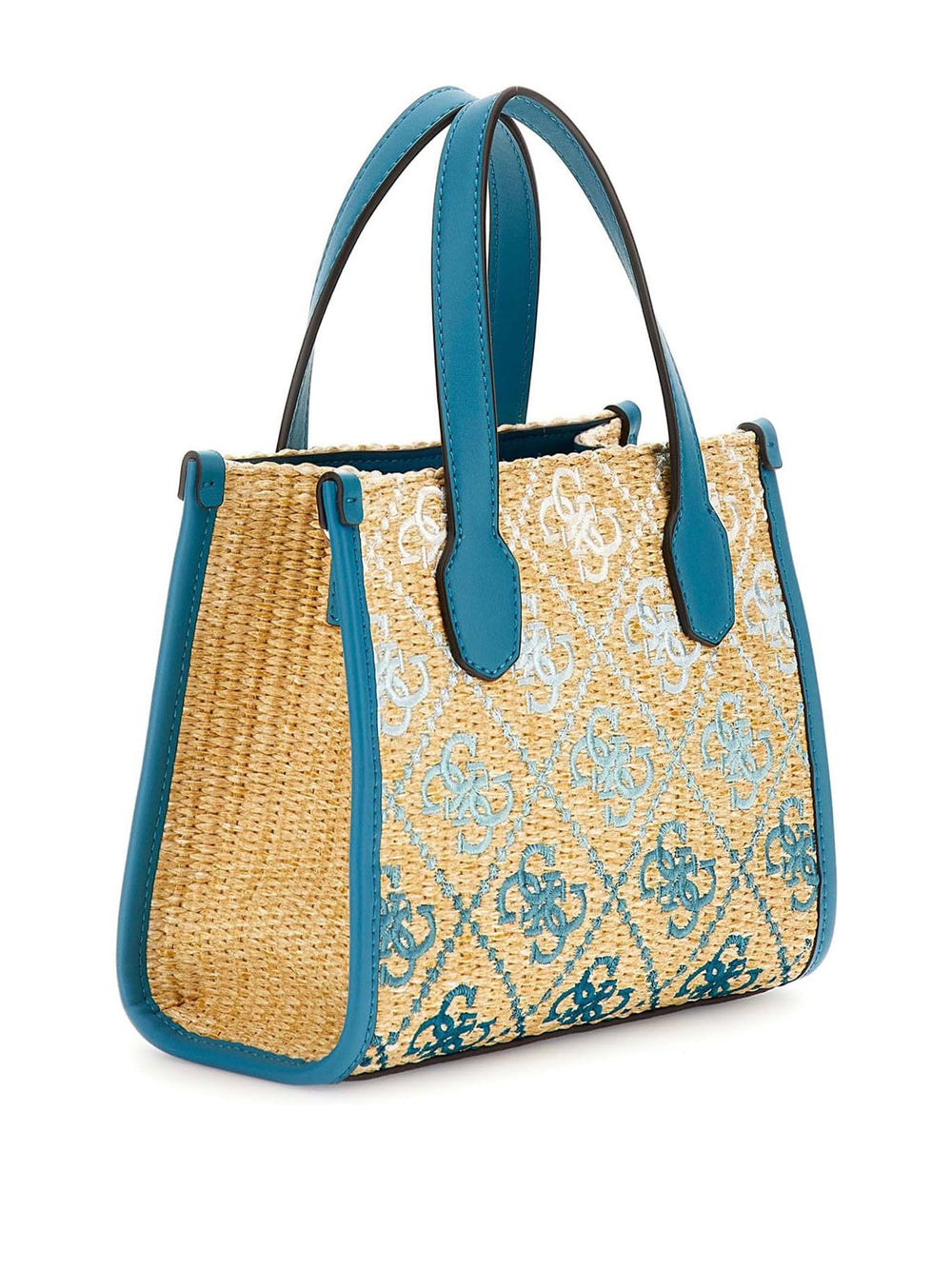 GUESS Borsa a Mano logato Donna - Teal Logo modello HWSW8665770 Verde