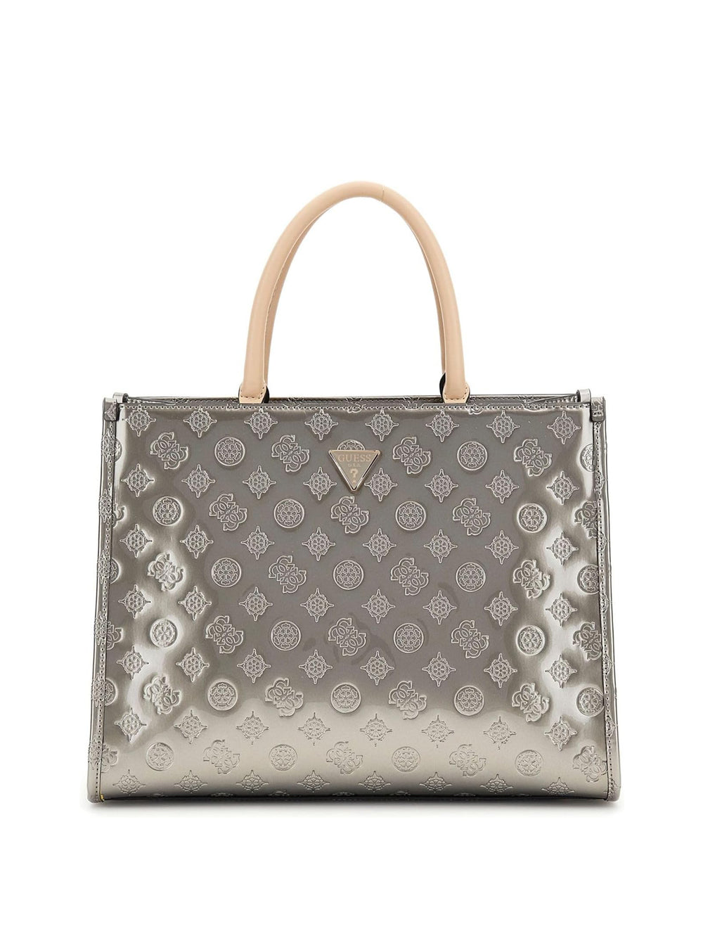 GUESS Borsa a Spalla logato Donna - Pewter Logo modello HWTV9496220 Grigio