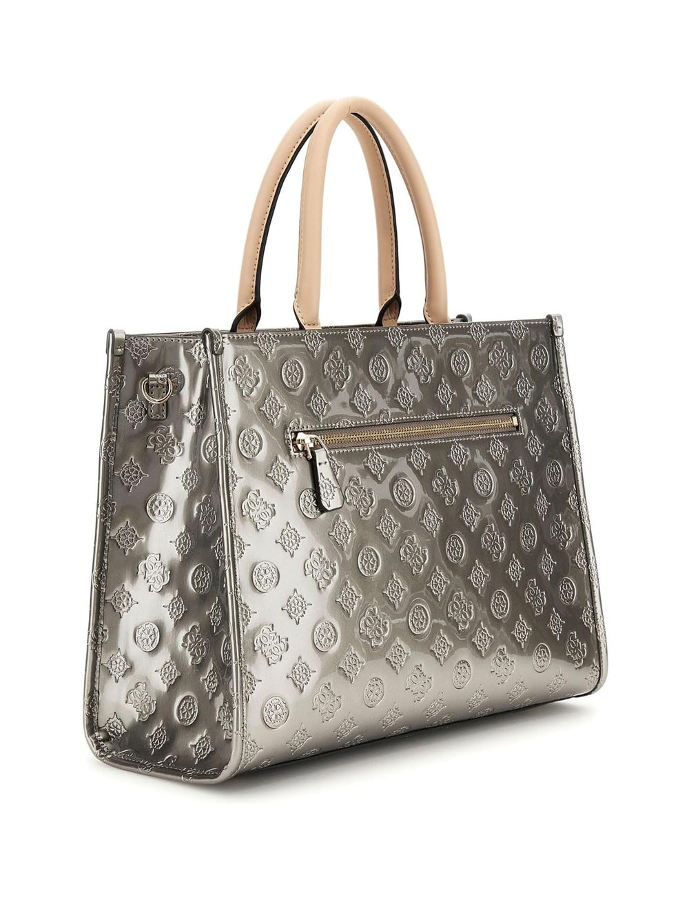 GUESS Borsa a Spalla logato Donna - Pewter Logo modello HWTV9496220 Grigio
