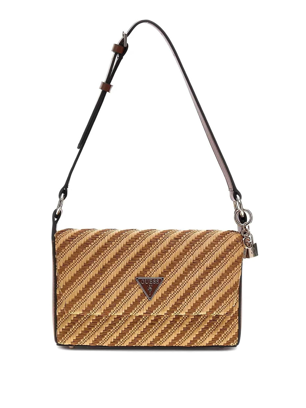 GUESS Borsa a Spalla Donna - Natural/Cognac modello HWWG9210190 Multicolore