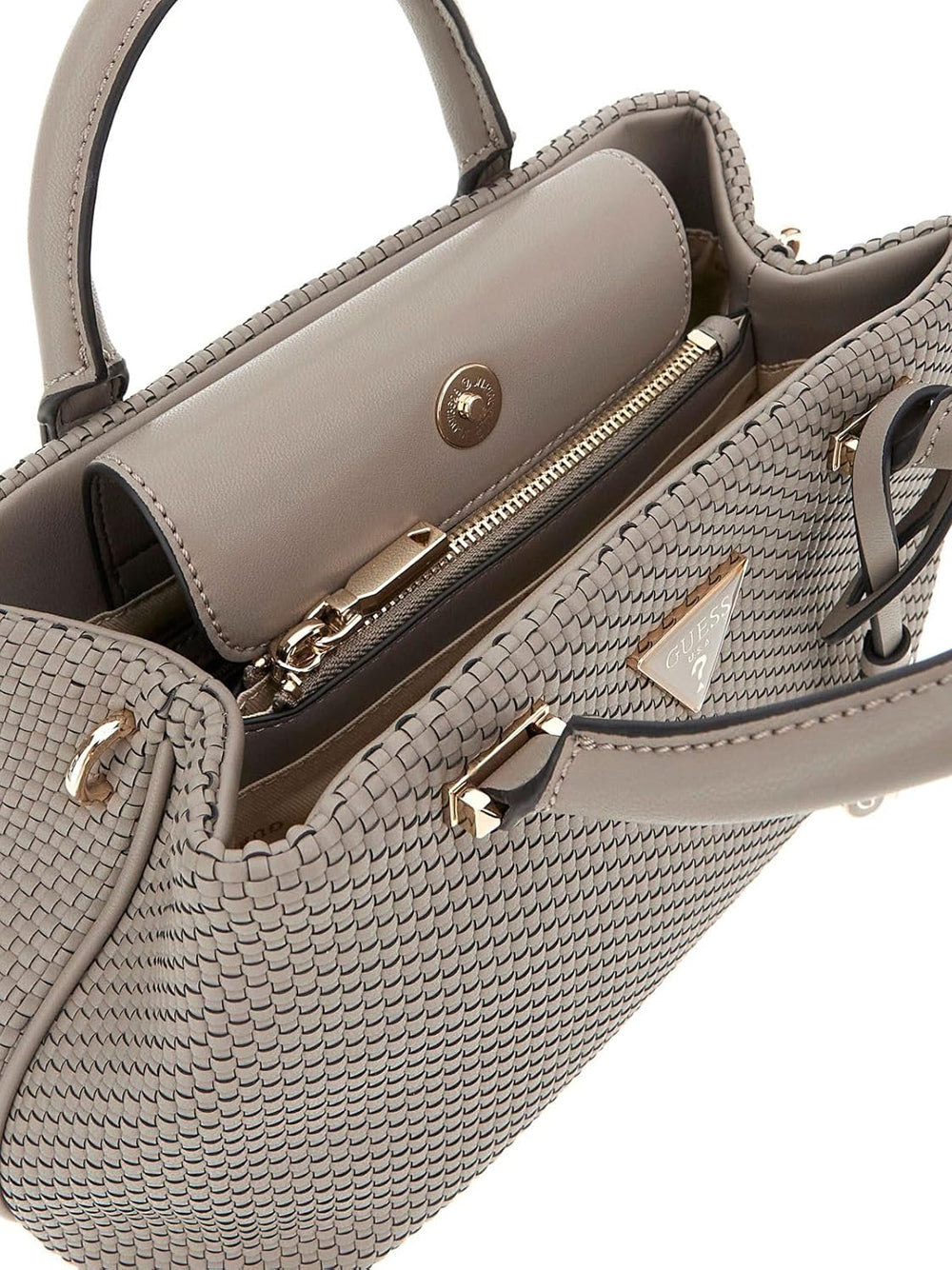 GUESS Borsa a Mano Donna - Dark Taupe modello HWWG9638050 Beige