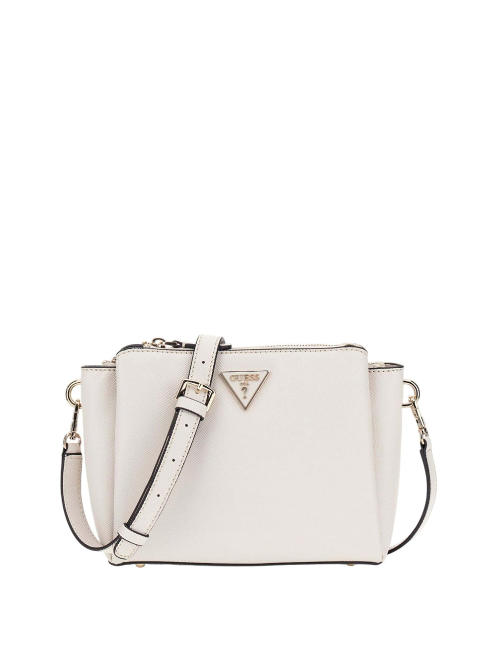 GUESS Borsa a Spalla Saffiano Donna - Bone modello HWZG7879120 Beige