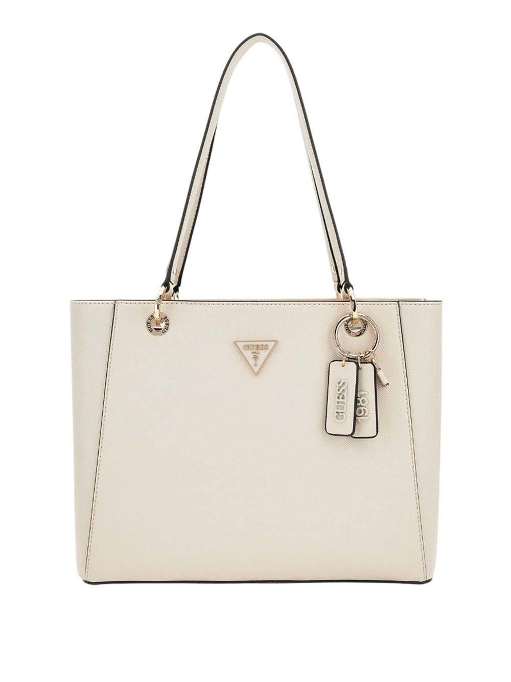 GUESS Borsa a Spalla Saffiano Donna - Bone modello HWZG7879250 Beige