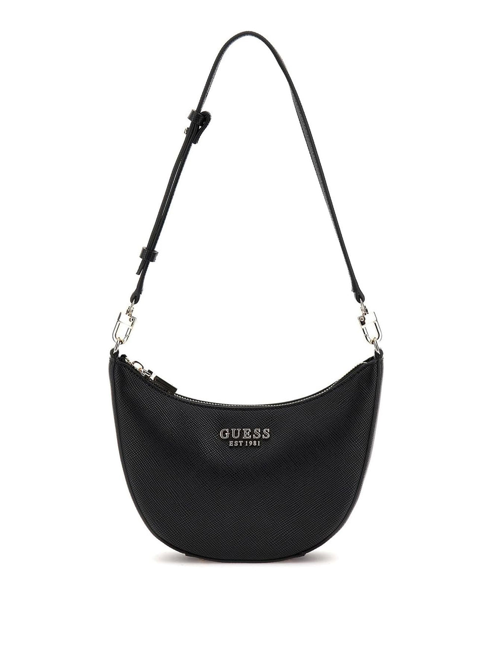 GUESS Borsa a Spalla Saffiano Donna - modello HWZG9643720 Nero